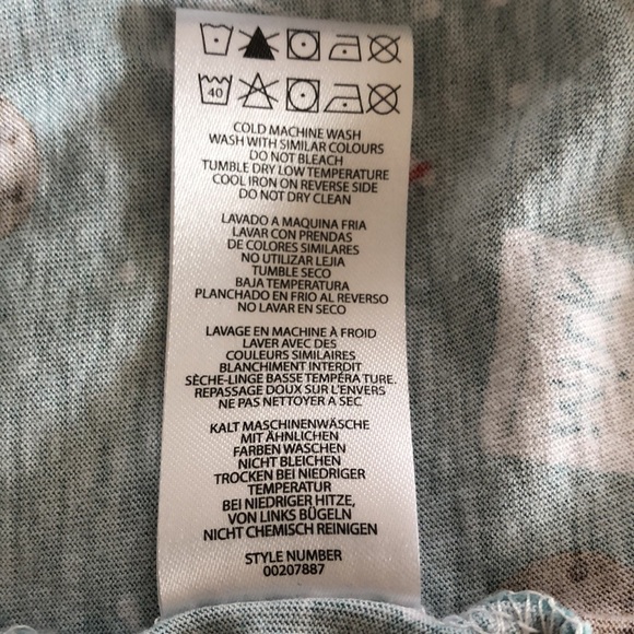 Avenue Body Teal Cookies and Milk Sleep Shirt - Picture 8 of 8